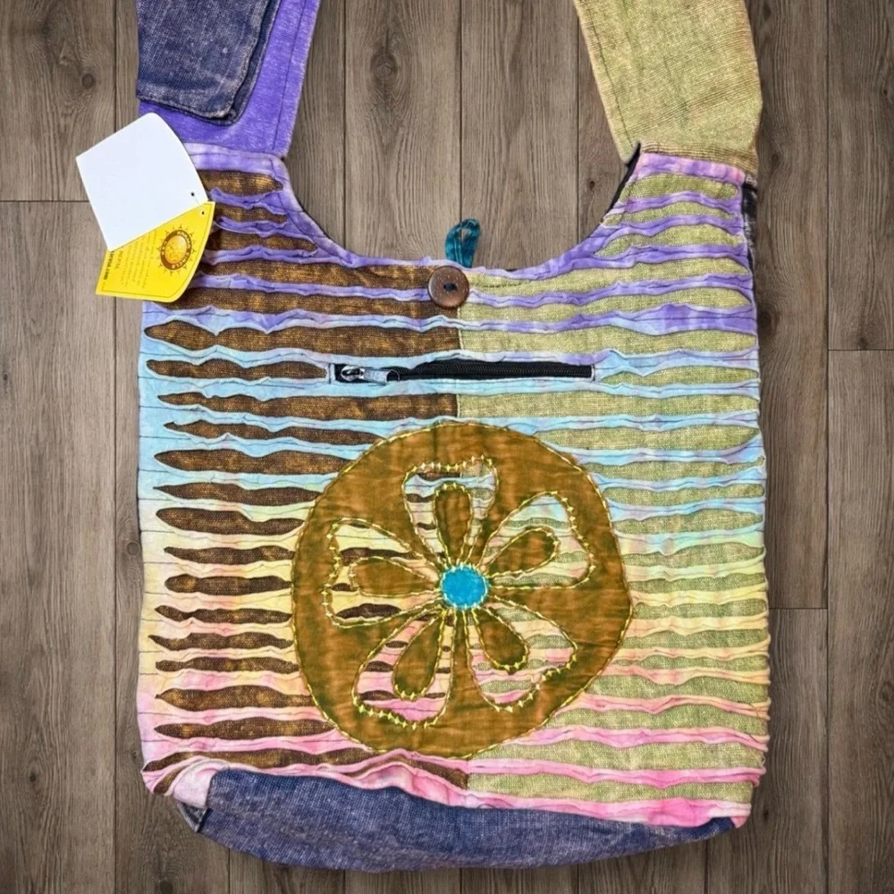 Bohemian‎ Multicolor Hobo Bag